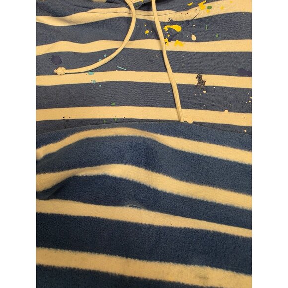 Polo Ralph Lauren Women's Small Cropped Boxy Limited Edition Hoodie Splatter - Picture 5 of 9